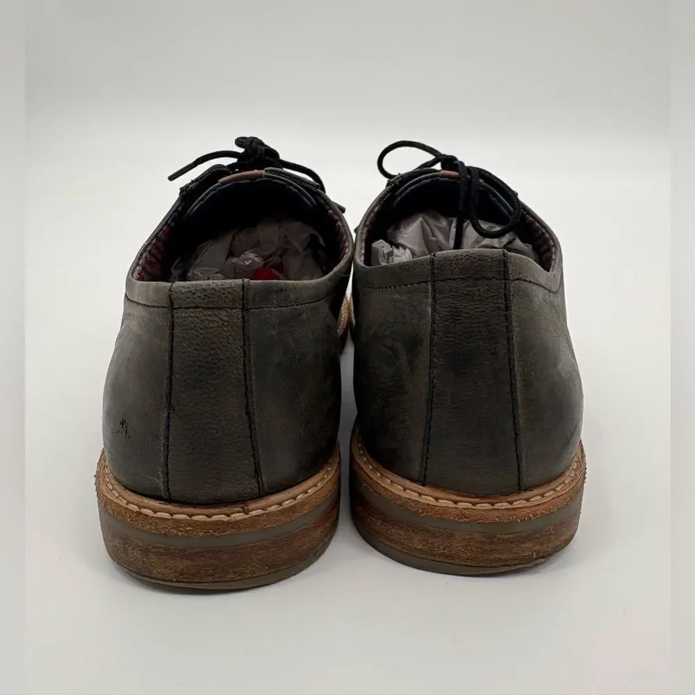 Ben Sherman | Men's Leather Birk distressed Dress Shoes | size 10